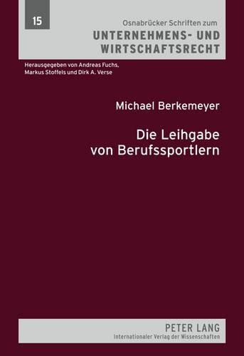 Cover image for Die Leihgabe Von Berufssportlern