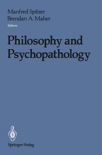 Cover image for Philosophy and Psychopathology