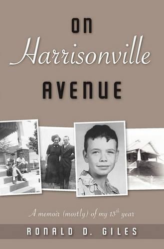 Cover image for On Harrisonville Avenue: A memoir 'mostly' of my 13th year