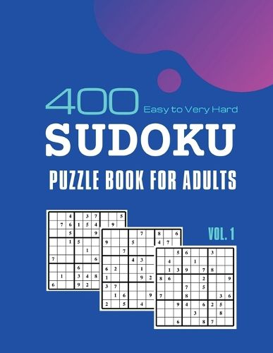 Cover image for Sudoku Puzzle Book for Adults
