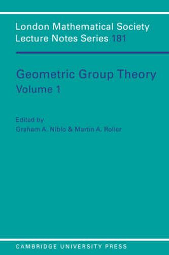 Cover image for Geometric Group Theory: Volume 1
