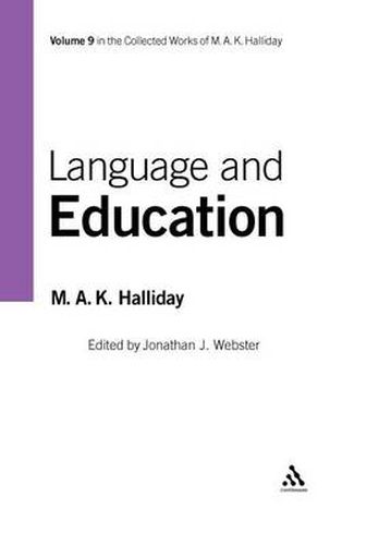 Cover image for Language and Education: Volume 9