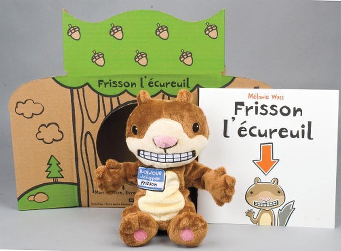 Cover image for Boite Frission l'Ecureuil: Marionnette Et Livre