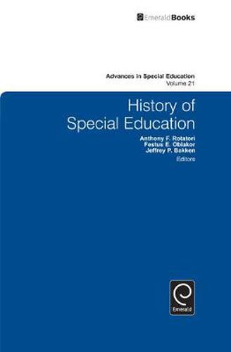 Cover image for History of Special Education