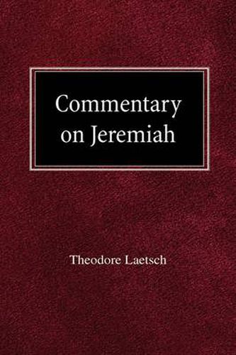 Cover image for Commentary on Jeremiah