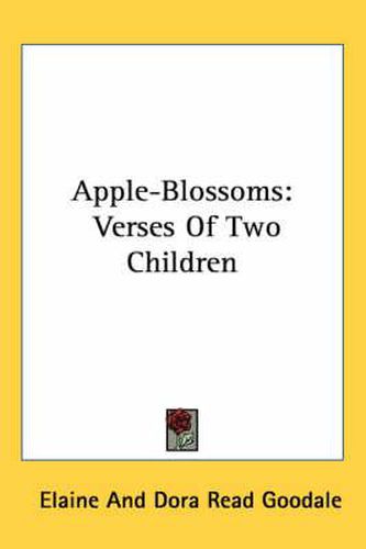 Cover image for Apple-Blossoms: Verses of Two Children