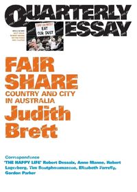 Cover image for Fair Share: Country and City in Australia: Quarterly Essay 42