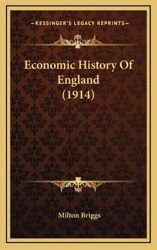 Cover image for Economic History of England (1914)