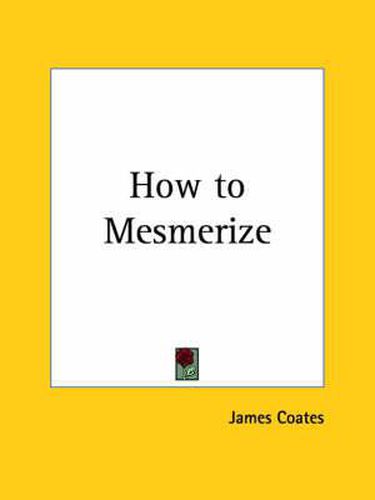 Cover image for How to Mesmerize