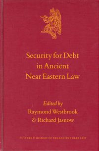 Cover image for Security for Debt in Ancient Near Eastern Law