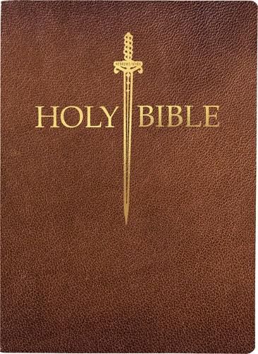 KJV Sword Bible, Large Print, Acorn Bonded Leather, Thumb Index