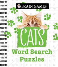 Cover image for Brain Games - Cats Word Search Puzzles