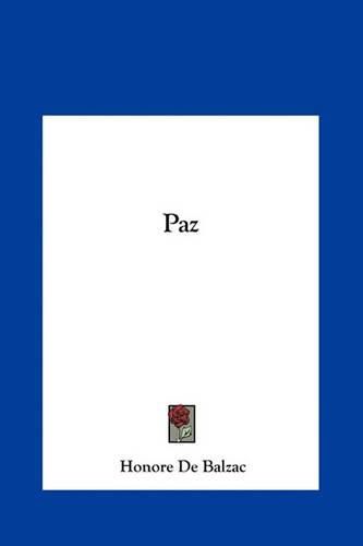 Cover image for Paz