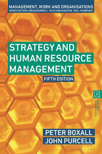 Cover image for Strategy and Human Resource Management