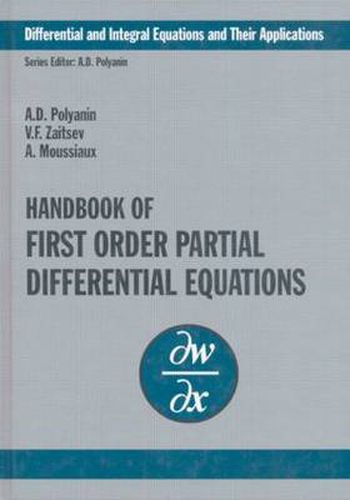 Cover image for Handbook of First-Order Partial Differential Equations