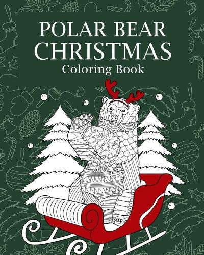 Cover image for Polar Bear Christmas Coloring Book