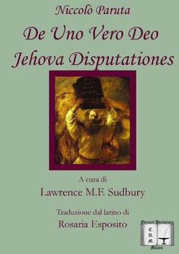 Cover image for De Uno Vero Deo Jehova Disputationes