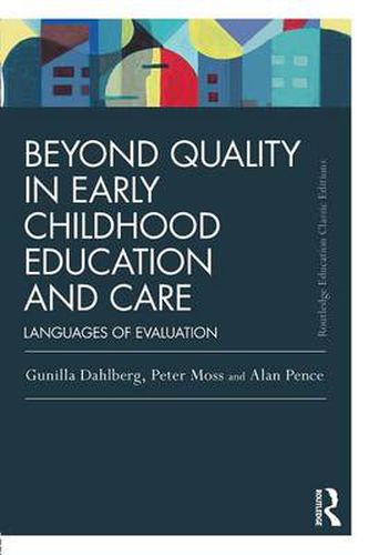 Cover image for Beyond Quality in Early Childhood Education and Care: Languages of Evaluation