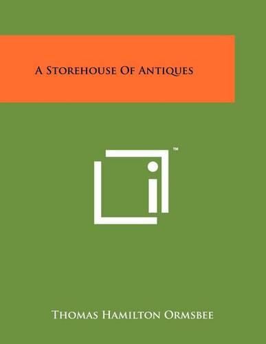 Cover image for A Storehouse of Antiques