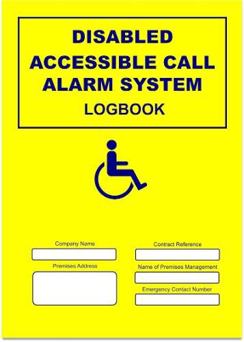 Cover image for Disabled Call Alarm System Logbook