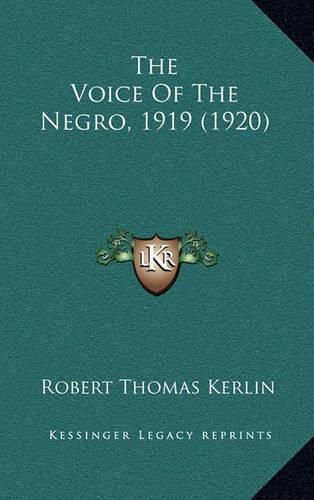 The Voice of the Negro, 1919 (1920)