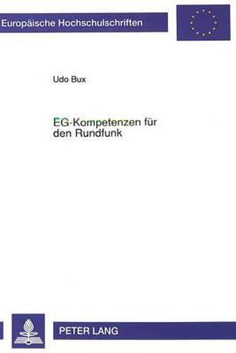Cover image for Eg-Kompetenzen Fuer Den Rundfunk