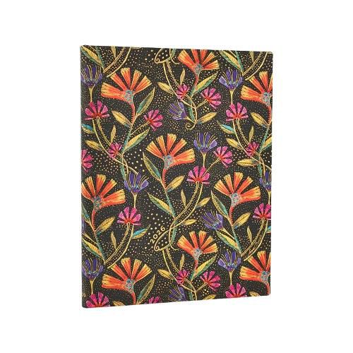 Cover image for 2026 Wild Flowers (Playful Creations) Ultra 12-month Vertical Softcover Flexi Dayplanner 2026 (Elastic Band Closure)