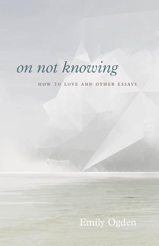 Cover image for On Not Knowing: How to Love and Other Essays