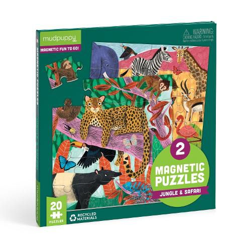 Cover image for Safari & Jungle Magnetic Puzzle