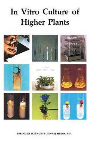 Cover image for In Vitro Culture of Higher Plants