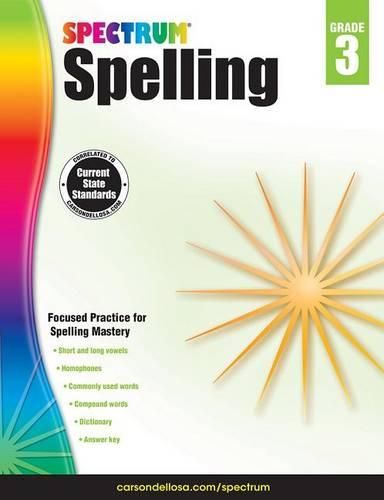 Cover image for Spectrum Spelling, Grade 3