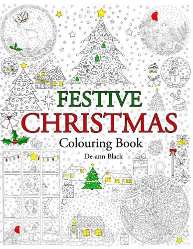 Cover image for Festive Christmas: Colouring Book