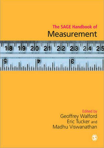 Cover image for The Sage Handbook of Measurement