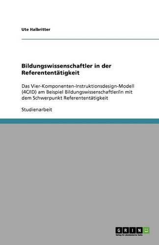 Cover image for Bildungswissenschaftler in Der Referententatigkeit