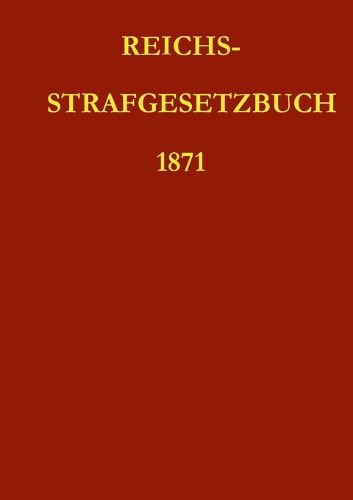 Cover image for Reichsstrafgesetzbuch 1871
