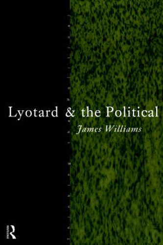 Cover image for Lyotard and the Political