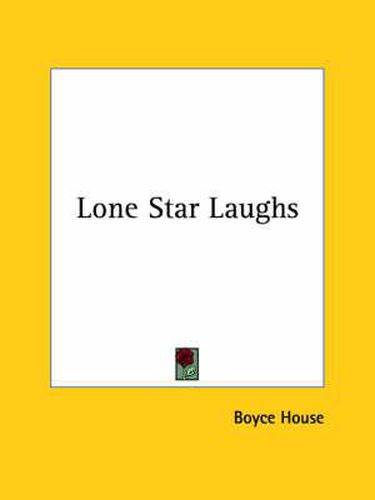 Cover image for Lone Star Laughs