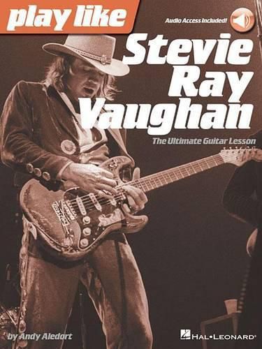 Cover image for Play like Stevie Ray Vaughan: The Ultimate Guitar Lesson Book