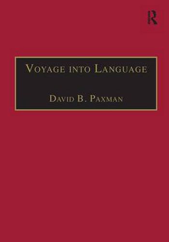 Cover image for Voyage into Language: Space and the Linguistic Encounter, 1500-1800