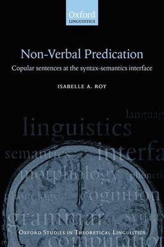 Cover image for Nonverbal Predication: Copular Sentences at the Syntax-Semantics Interface