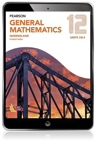 Cover image for Pearson General Mathematics Queensland 12 eBook