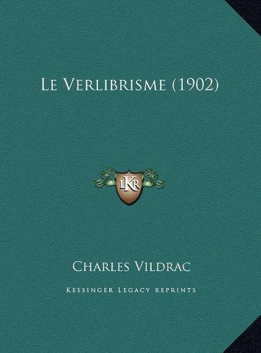 Cover image for Le Verlibrisme (1902)