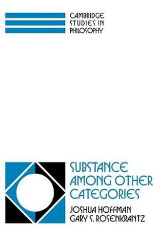 Cover image for Substance among Other Categories