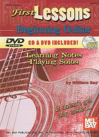 Cover image for First Lessons Beginning Guitar: Learning Notes/Playing Solos