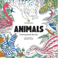 Cover image for Animals: A Smithsonian Coloring Book Box Set