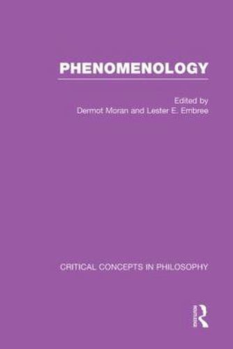 Cover image for Phenomenology:Crit Con In Phil