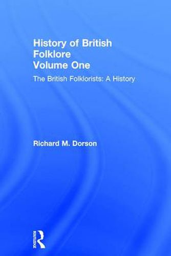 Cover image for History British Folklore: Volume 1