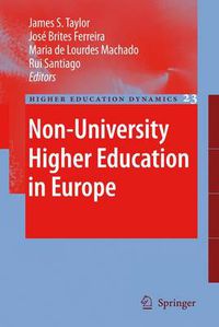 Cover image for Non-University Higher Education in Europe