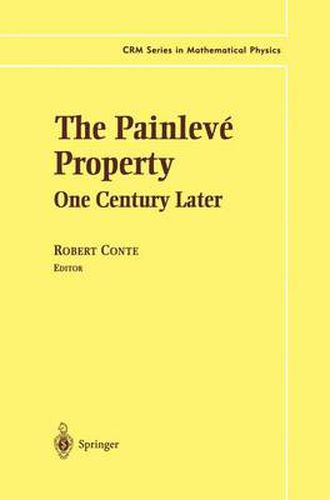 Cover image for The Painleve Property: One Century Later