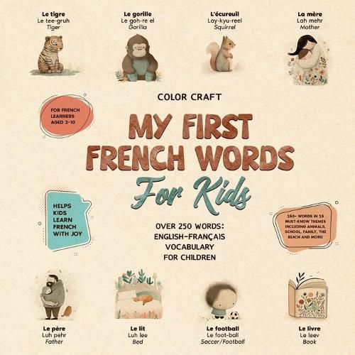 Cover image for My First French Words Book For Kids